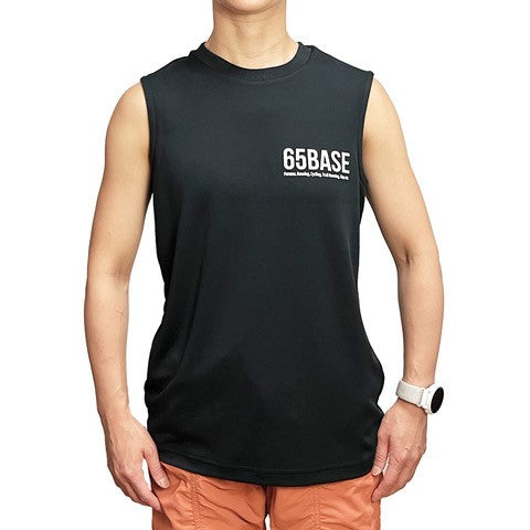 【S・Mサイズのみ】65BASE ノースリーブ 3色 黒・白・グレー(送料込み3,000円)