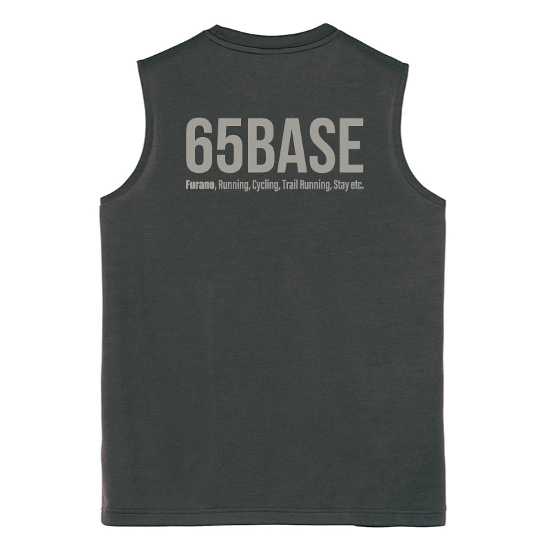 【S・Mサイズのみ】65BASE ノースリーブ ３色　黒・白・グレー（送料込み3,000円）