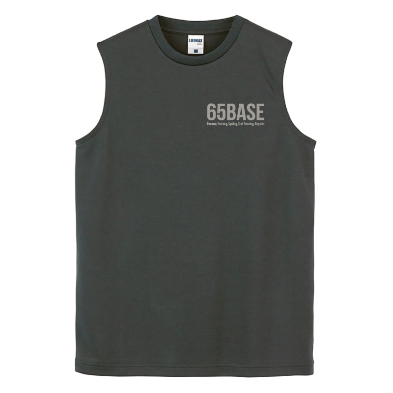 【S・Mサイズのみ】65BASE ノースリーブ ３色　黒・白・グレー（送料込み3,000円）